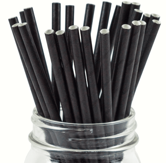 black straw